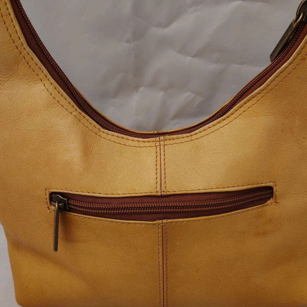 Vintage Le Donne Women's Brown Leather Purse